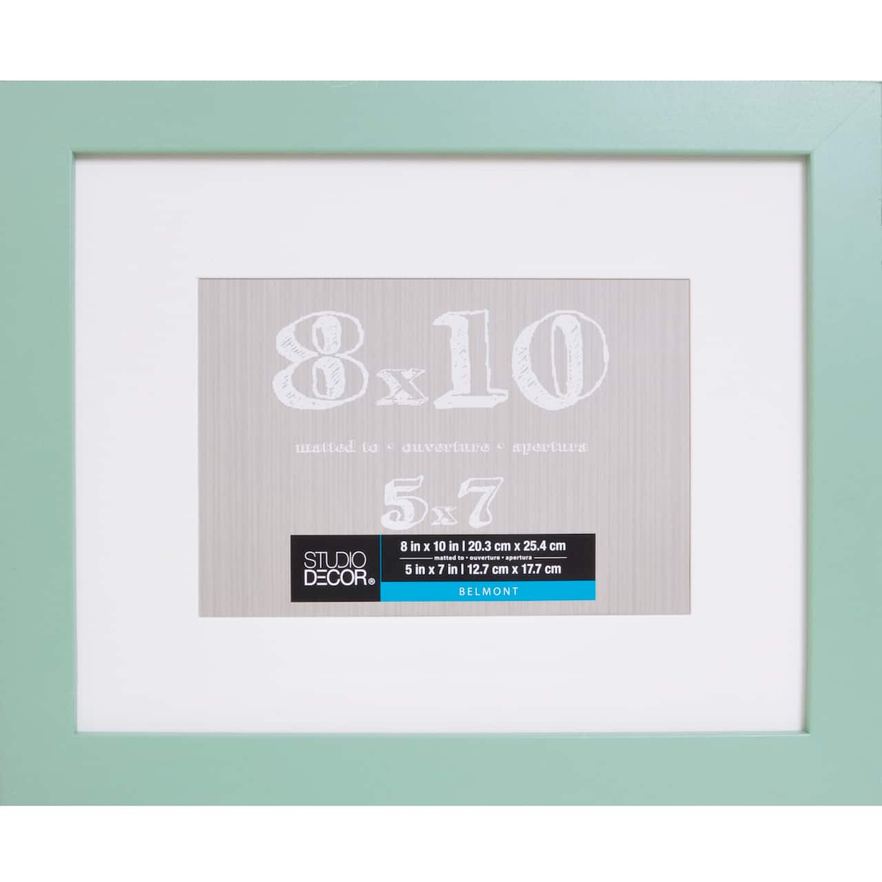 Sage Frame with Mat, Belmont by Studio D&#xE9;cor&#xAE;